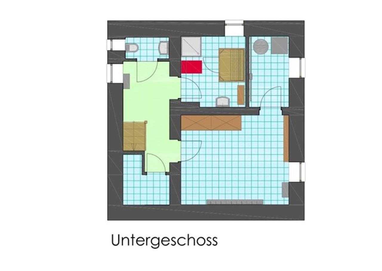 Villa Schnuck - Das Rote Ferienhaus Bad Gastein Exteriör bild