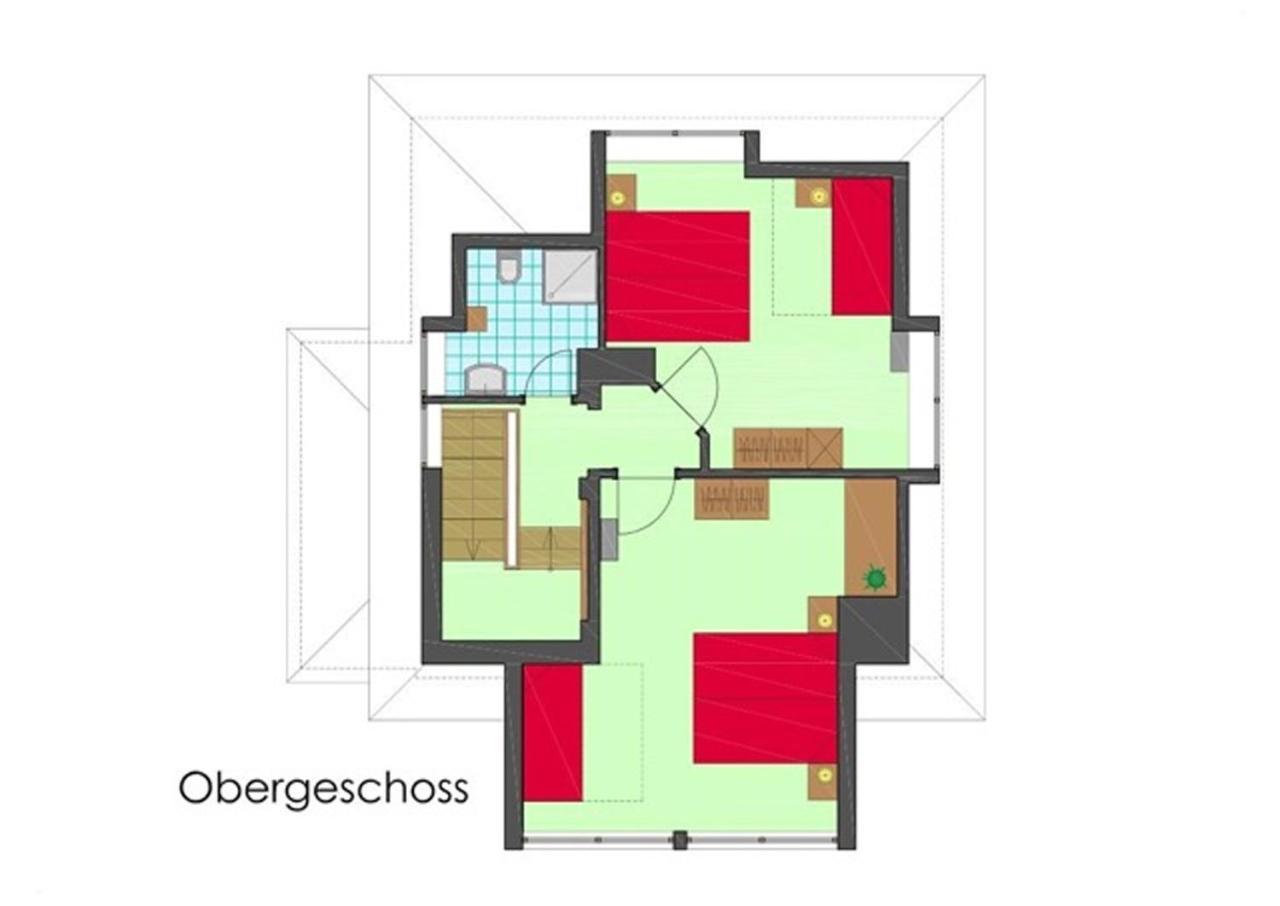 Villa Schnuck - Das Rote Ferienhaus Bad Gastein Exteriör bild